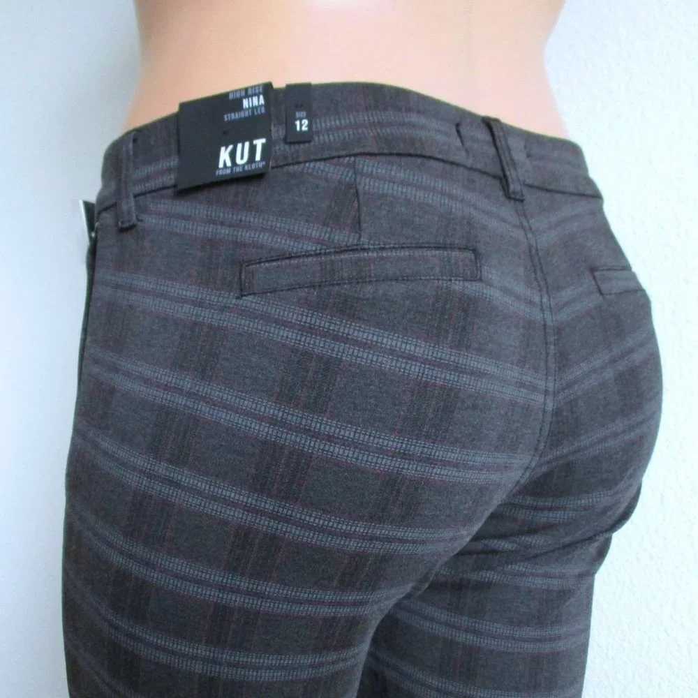 KUT from the KLOTH Jeans Nina Ponte Trouser Size 12 NWT